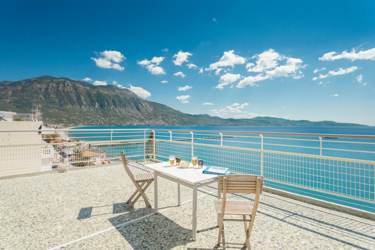 Apartamento Seafront Penthouse Leo Kalamata Exterior foto