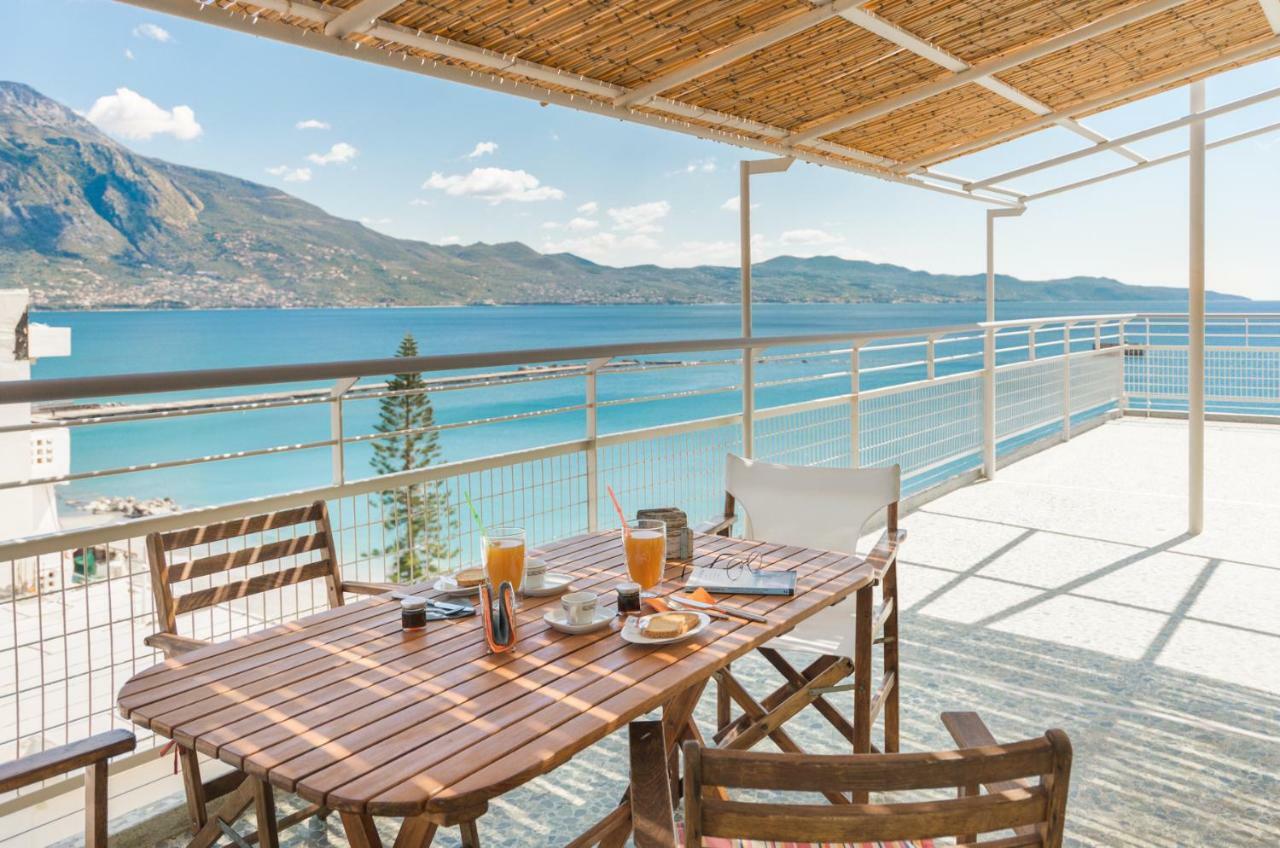 Apartamento Seafront Penthouse Leo Kalamata Exterior foto